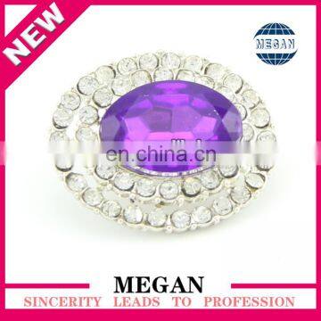 Megan Apparel diamond crystal home button for garment