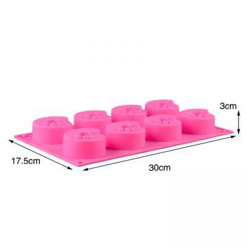 Free Sample Food Grade Heat resistant Nontoxic Silicone Cake Mold Baking Mousse Pudding Mold Tool Cookie Mould