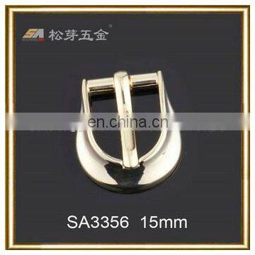 belt buckles metal Antique brass Luxury strap belt pin metal Silver plated Top class pin buckle with loop bulk zinc metal-SA3356