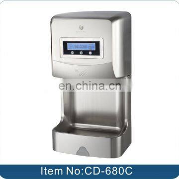 Hotel Automatic LCD Screen Sensor Electric Hand Dryer CD-680C