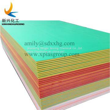 Dual color Two color /king core color HDPE Polyethylene sheet /Plate/board/panel/block