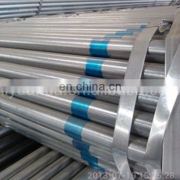 threading galvanized steel pipe/ bs 1387 galvanized pipe