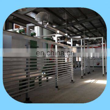 high recovery spraying powder coating oven machine/line for electronic cabinet