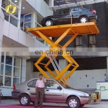 7LSJC Shandong SevenLift 3500kg Hydraulic Garage Mid Rise Scissor Car Lift photo-2