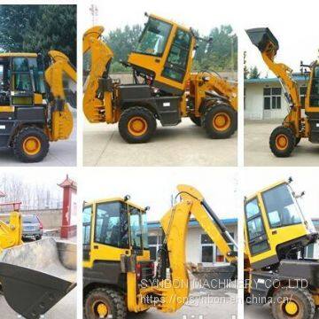 Backhoe Loader, Front Shovel Back Digging,an All-in-one Dashboard is Designed，SY746 photo-3