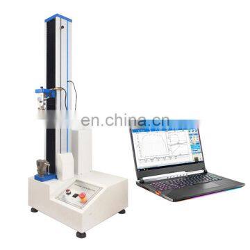 Universal Test Manual Tester Leather Strength Elongation Electronic Pvc Tensile Testing Machine