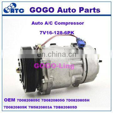 GOGO 7V16 Auto A/C Compressor for VW LT Transporter OEM7D0820805C/7D0820805G/7D0820805H/7D0820805K/7M5820803A/7DB820805D