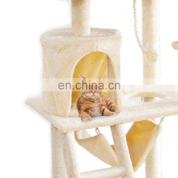 Multi-Level Cat Tree Large Cat Tower With Cat House Condo