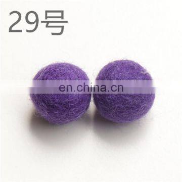 many color wool ball for rugs nepal felt ball