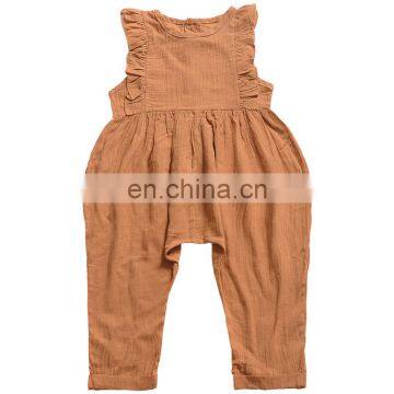 2019 Summer Baby Jumpsuits Summer Backless Rompers Wholesale Girls Clothes Girl Dress Frock Muslim Rompers photo-5