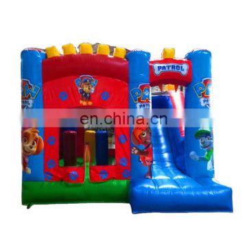 2020 Kids fashion design inflatable massive bouncy castle with patrol cartoon for sale