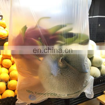 fresh fruit plastic bag/supermarket plastic bag on roll