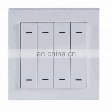 Standard Electrical Push Botton Wall Switch KNX protocol LED