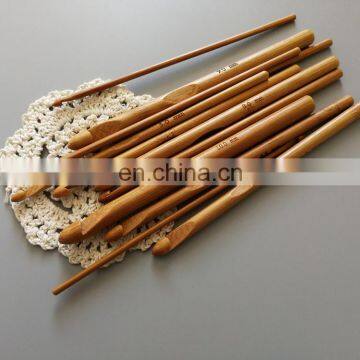 Sweater Needle Carbonized Bamboo Handle Round Crochet Purple Package Bamboo Crochet Set photo-5