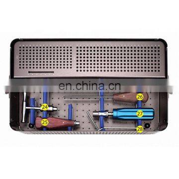 China Manufacture Bone Surgery Instruments Small Fragment Locking Plates Instruments Set Orthopedic Surgical Implants photo-4