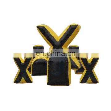 Cheap Inflatables Paintball Bunkers Obstacles Archery Used Laser Tag Inflatable X Air Bunker X X Paintball Brick Wall Bunker Set
