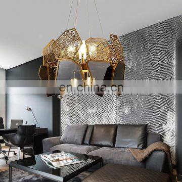 Modern Luxury Crystal Hanging Chandelier Lighting Indoor Pendant Light photo-5
