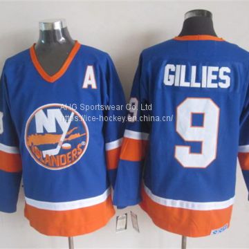 New York Islanders #9 Gillies Throwback Blue Jersey