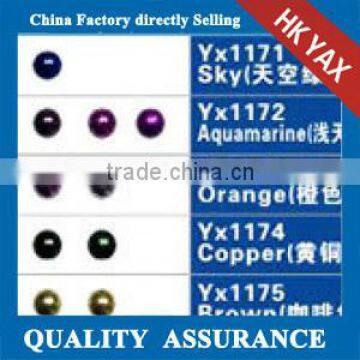 C-0916 China supplier hotfix half ball,wholesale hot fix half ball,half ball