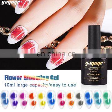 Nail Salon Diy Use Nails Snowflakes Liquid Gel With MSDS Certificate 10ml 12 Colors
