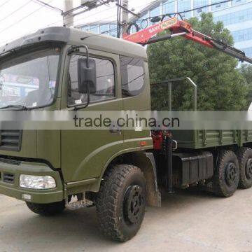 Dongfeng EQ5160G 6X6 off road truck mounted haib crane
