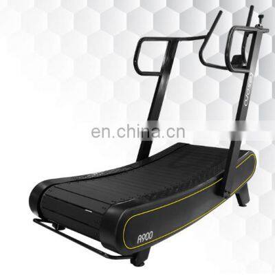 speed unlimited running machine Woodway no electricity for HIIT gym equipment Curved treadmill & air runner  for commercial use