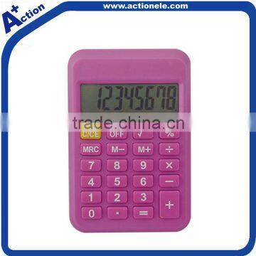 8 digital mini pocket scientific calculator