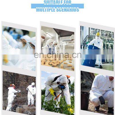 Disposable Coverall Type 5/6 Chemical Full-body Safety Clothing With Hood no Boot