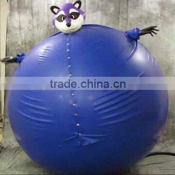 Inflatable ball suit