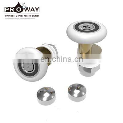 Shower Door Parts Plastic Sliding Shower Screen Rollers Shower Round Glass Door Rollers