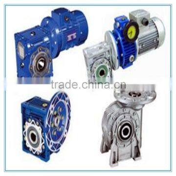 RV series aluminum transmission worm gearbox