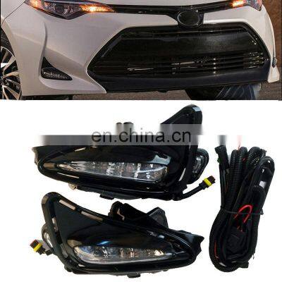 LED Daytime Running Lights DRL LED Fog Lights for Toyota Corolla 2017 2018 US Version photo-5