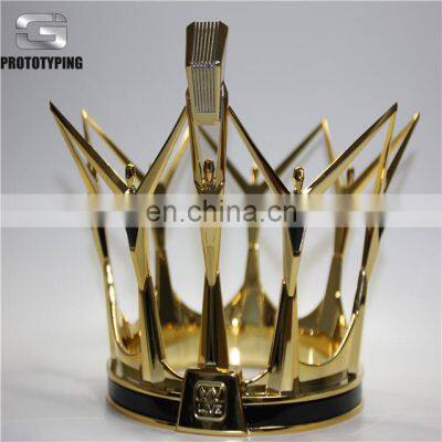 Precision SLA 3d Print Model Rapid 3d SLA Print Large Size Cartoon Resin Model With Bright Gold Silver Plated photo-2