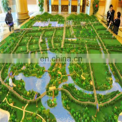 Master landscape model for city planning ,4d master model