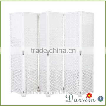 Outdoor flower weaving folding screen