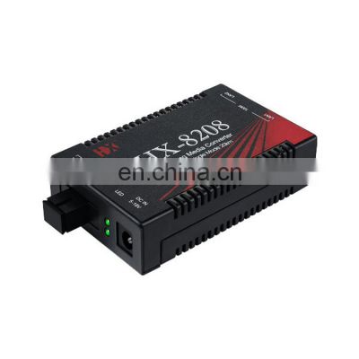 Hanxin Ethernet Media Converter Fiber Port Dual 2 Fiber 10 100 1000mbps Ethernet Fiber Media Converter