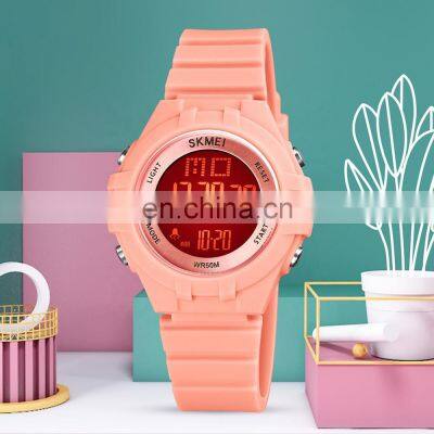 SKMEI 1716 LED Colorful Silicone Strap Sports Electronic Kids Digital Watches for Children