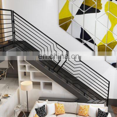 Modern Stair Balustrades & Handrails Duplex Luxury Guardrail Nordic Villa Fence Corridor Railing System photo-3