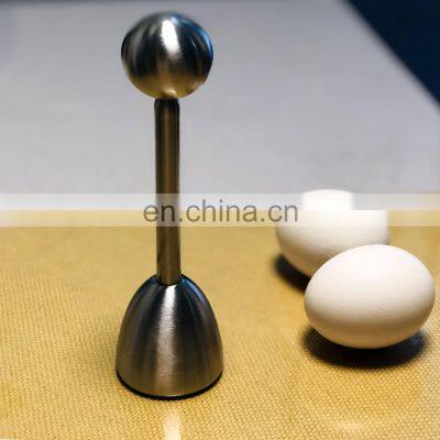 Stainless Steel Kitchen Egg Shell Boiled Cooked Topper Egg Cutter Opener