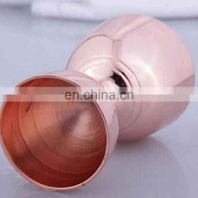 Personalized Head Gold Ring Cocktail Bar Double Bell Japanese Stainless Steel Jigger photo-3