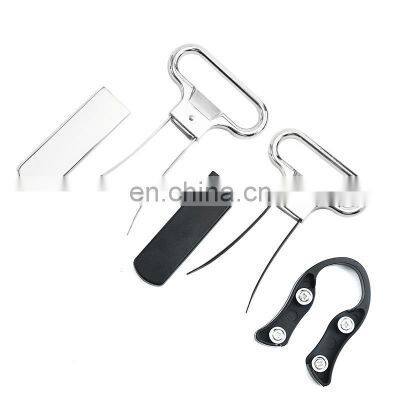 Stainless Steel Bottle Unique Box Set Gift Kit Black Wall Mounted Wedding Favors Personalized Red Wine Opener Corkscrews photo-5