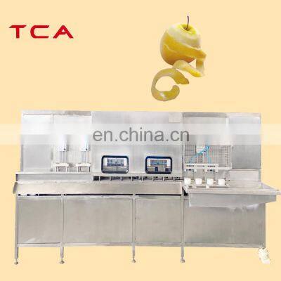 Fully automatic industrial apple skin peeling machine apple peeling slicing machine