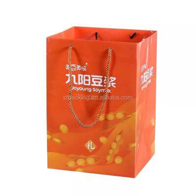 customized printed foldable paper shopping gift bags