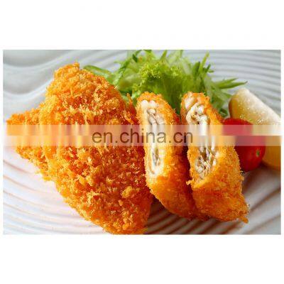 High quality seafood snack frozen breaded blue whiting fillet