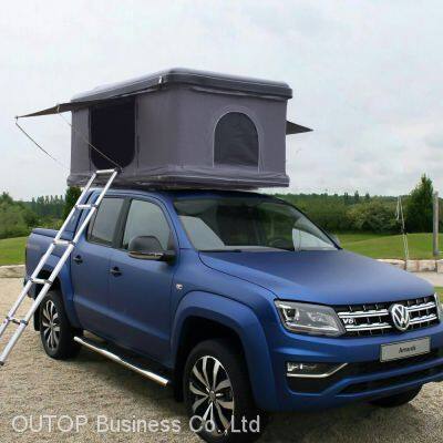 Custom Hard Shell Straight Support Camping Car Roof Top Tent Hard Cover Rooftop Tent for Sale photo-3
