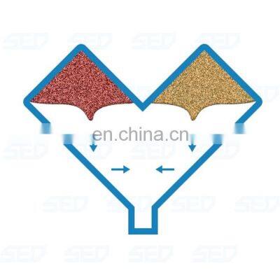 40-60 kg / Batch V Type Fertilizer Blender Machine Mixer With Online Support