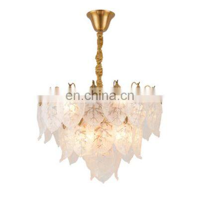 French Light Luxury Chandelier Retro American Living Room Chandelier Post Modern Minimalist Dining Room Chandelier