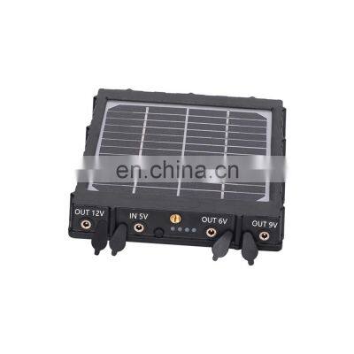 6V 9V 12V Solar Panel Kit With Battery 8000MAh Outdoor Solar Charger Panel for Cctv Security Hunting Trail Camera photo-3