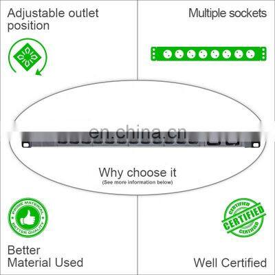 PDU Socket With IEC C13 IEC C19 and Thermal Breaker photo-5