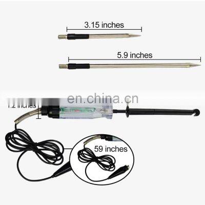 ALLOSUN GK5225 Automotive Wire Piercing DC Voltage Circuit 6V / 12V Hook Probe Tester 59 Inch Cord With LED & Buzzer Indicator photo-3